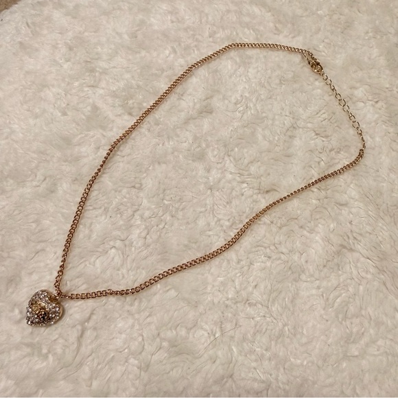 Juicy Couture Gold Heart Pendant Necklace - Picture 4 of 6